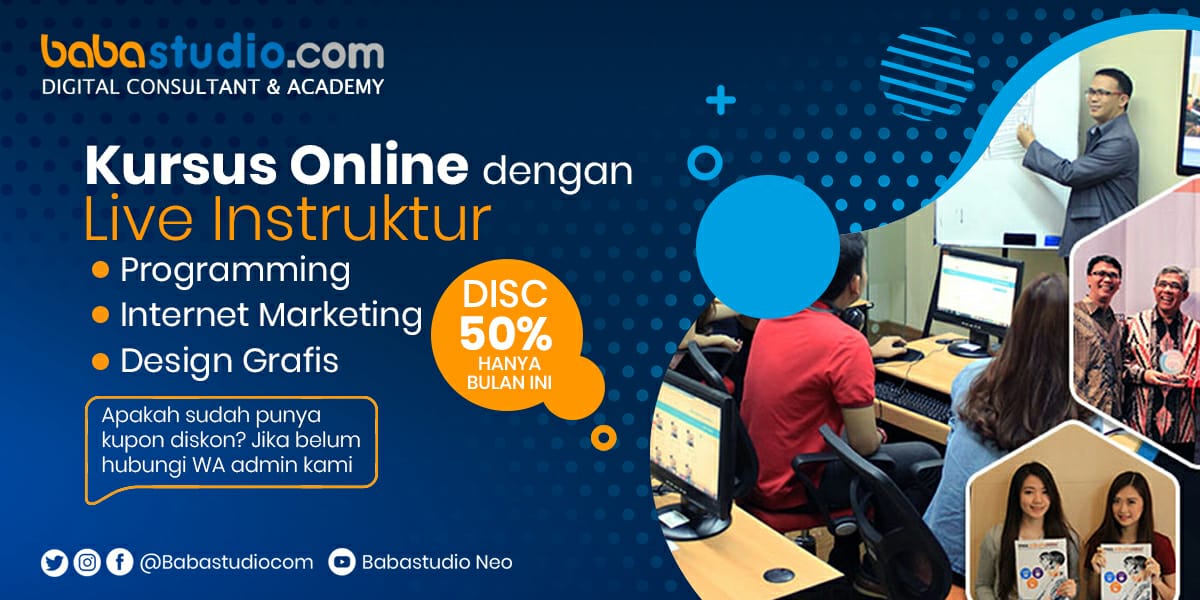 kursus website dan digital marketing